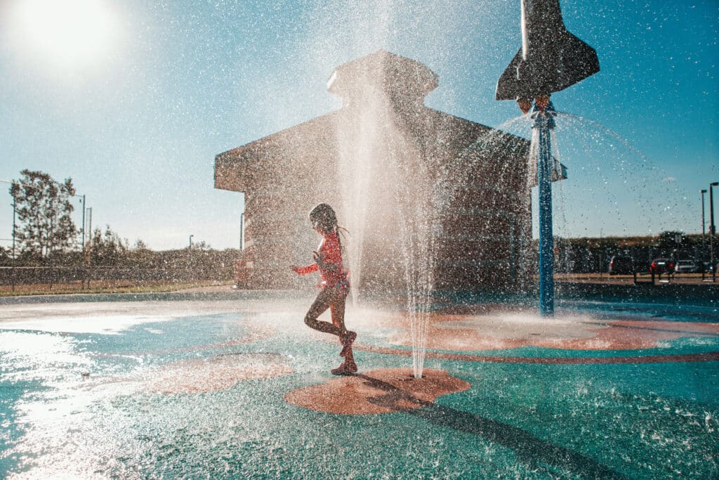 Austin Texas Pool and Splash Pad Map