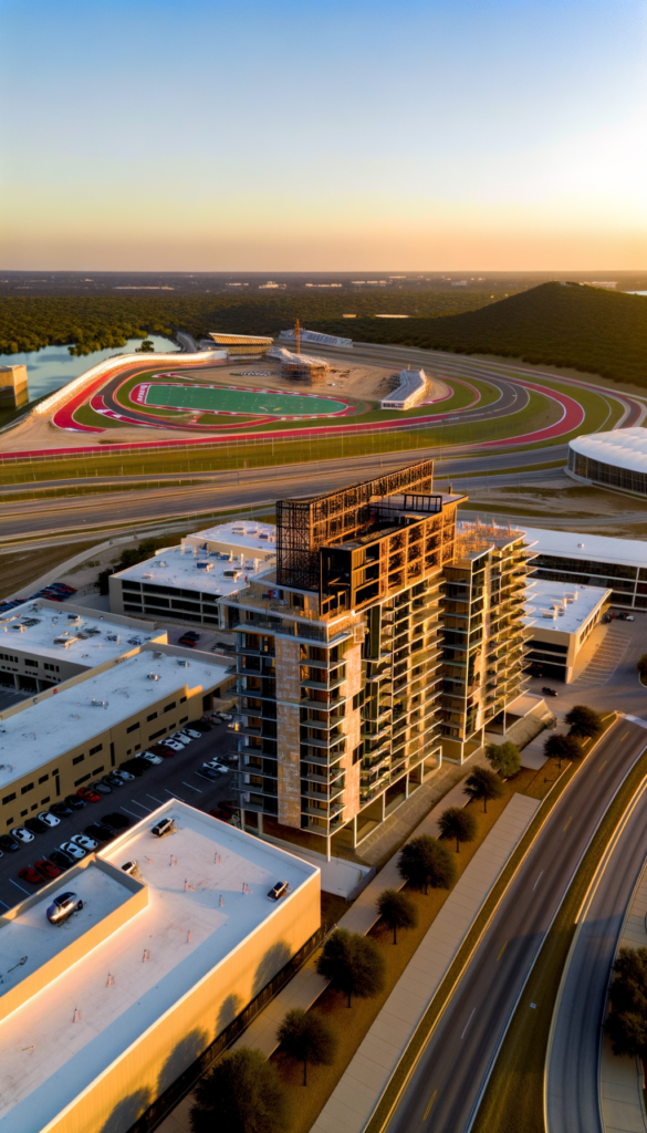 Discover the future of luxury automotive living with the Circuit of the Americas' (COTA) new car condo interiors in Austin, TX, a $1.3 million, 5,577 sq. ft. project designed to merge high-end living with the thrill of racing culture. Set to begin construction in August 2024, these condos offer state-of-the-art garages, private offices, and unparalleled access to the heart of Austin's motorsport events. Get the inside track on how to join this exclusive community by keeping an eye on the COTA website and related forums.