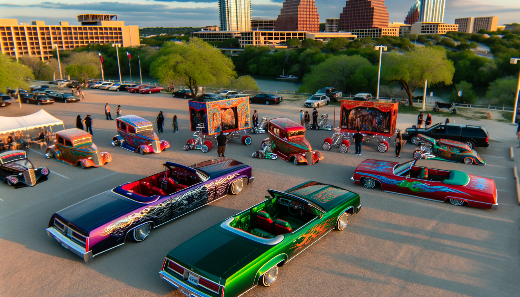 Dive into the vibrant world of Texas lowrider culture with "Carros y Cultura: Lowrider Legacies in Texas" at the Bullock Museum from May 11 to September 2, 2024. Experience the artistry of intricately designed lowriders, through the lens of photographer Al Rendon, and explore the rich tapestry of this community in a bilingual exhibition that bridges cultures and generations. Don't miss this limited-time celebration of identity, creativity, and resilience—grab your tickets now for an unforgettable journey into the heart of Texas culture.