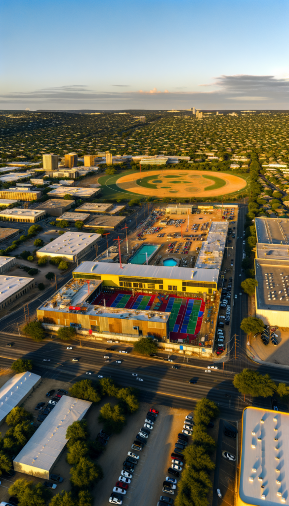 Austin's entertainment and dining landscape is set to be transformed with the renovation of APR Braker at 11000 Middle Fiskville Rd., promising a unique blend of indoor pickleball and vibrant social spaces. With a planned completion in September 2024, this $500,000 project aims to become the new hub for leisure, boasting a design by Derrington Building Studio and backed by B H 11000 North IH35 LLC. Dive deeper into why APR Braker's modern twist on leisure and dining is the talk of the town and how it's gearing up to redefine Austin's social scene.